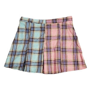 NWOT Stitch & Pine Women's School Girl Plaid Pleated Skirt Y2K M